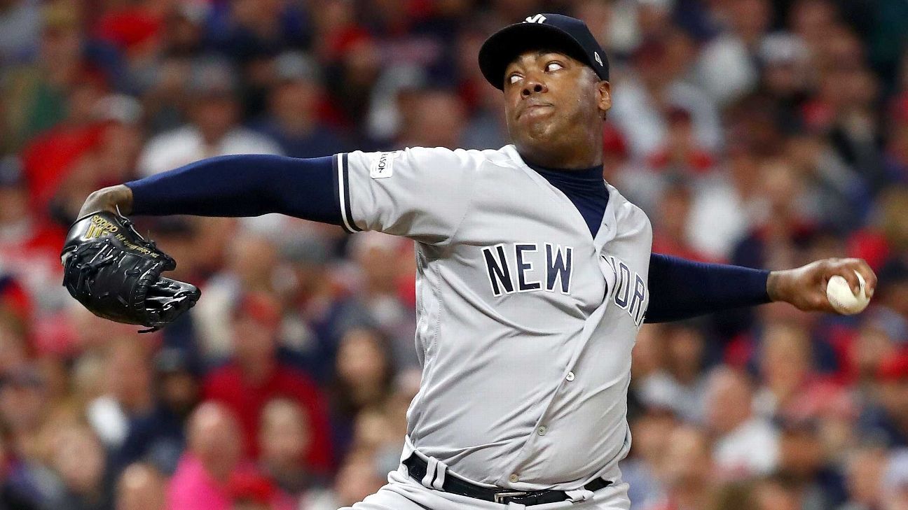 Chapman goes on disabled list with knee tendinitis