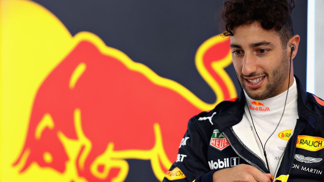 Daniel Ricciardo confident Red Bull can fight Merc, Ferrari in 2018 - ESPN