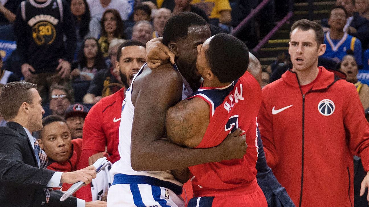 Warriors' Draymond Green, Wizards' Bradley Beal ejected after altercation