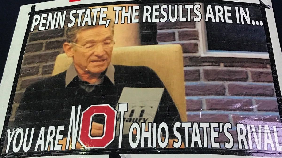 GameDay signs from Ohio State ESPN