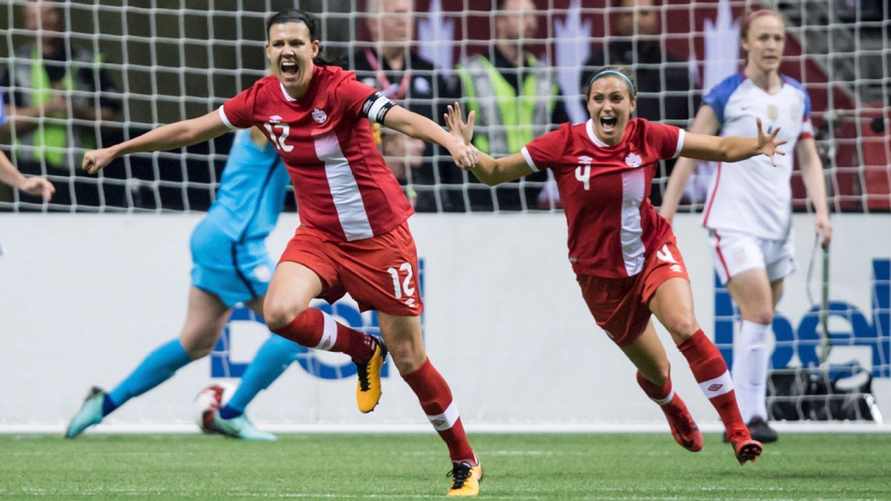 Rose Lavelle and Mallory Pugh throw out first pitch at National's game 