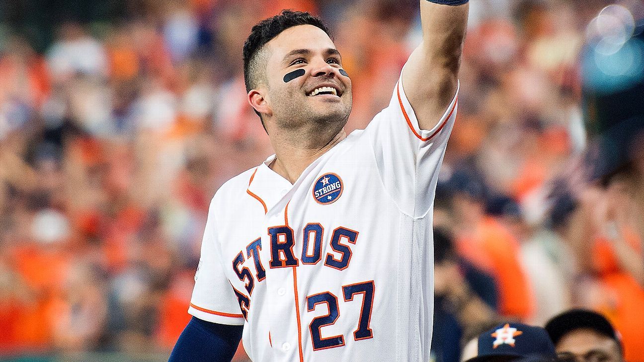 Jose Altuve denies wearing electronic device under Astros jersey - Sports  Illustrated