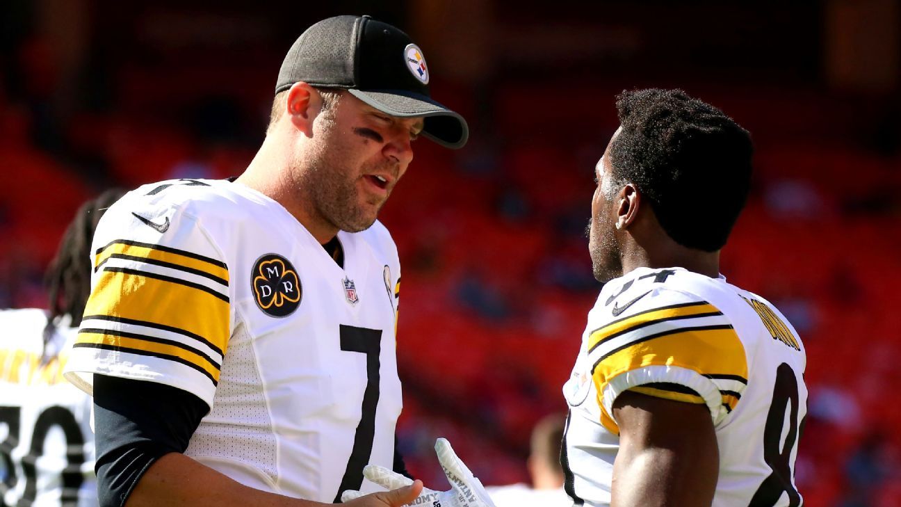 INDIANAPOLIS (AP) — Ben Roethlisberger and Antonio Brown hooked up