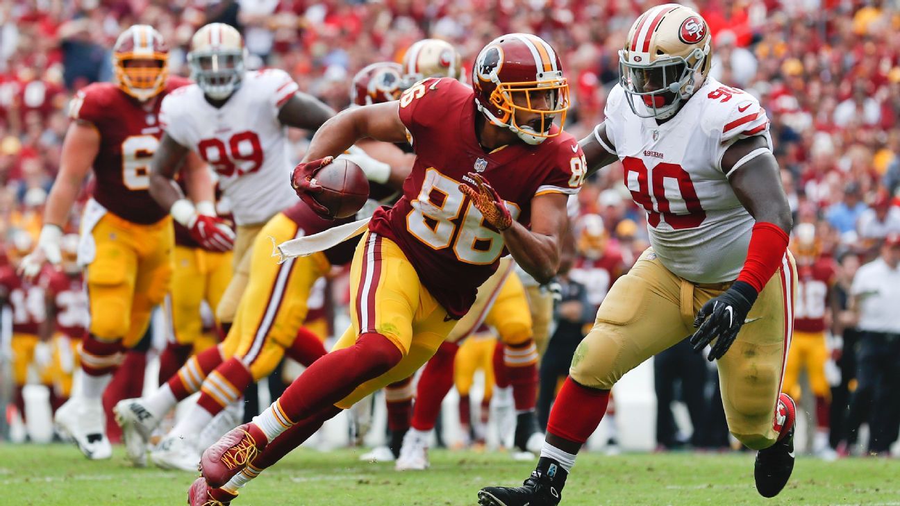 Redskins coach Gruden says Jordan Reed's year could be done