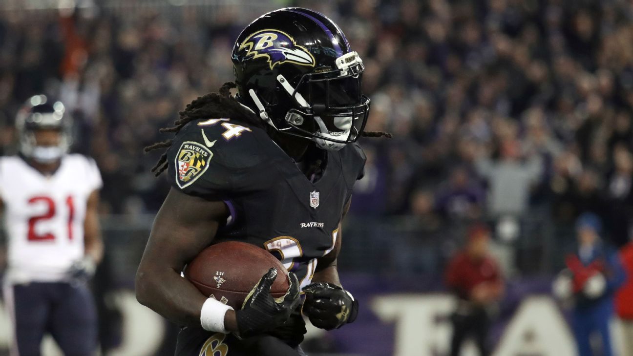 Ravens news, notes and opinions on Alex Collins/Buck Allen usage, injuries  and special teams - The Athletic