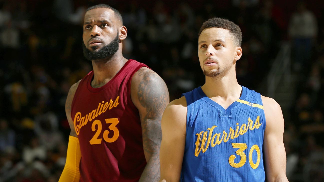 Steph Curry, LeBron James Top NBA Jersey Sales; Lakers No. 1 in