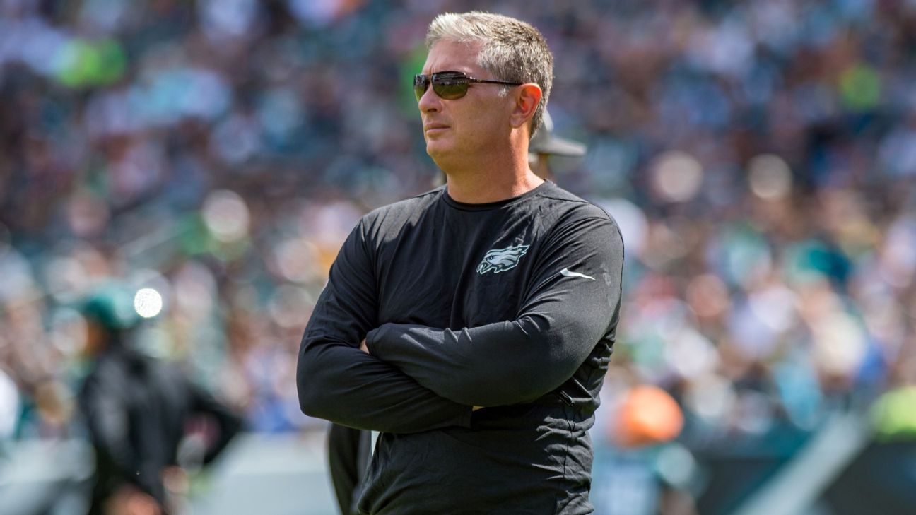 Philadelphia Eagles' Jim Schwartz in no rush to sort out slot