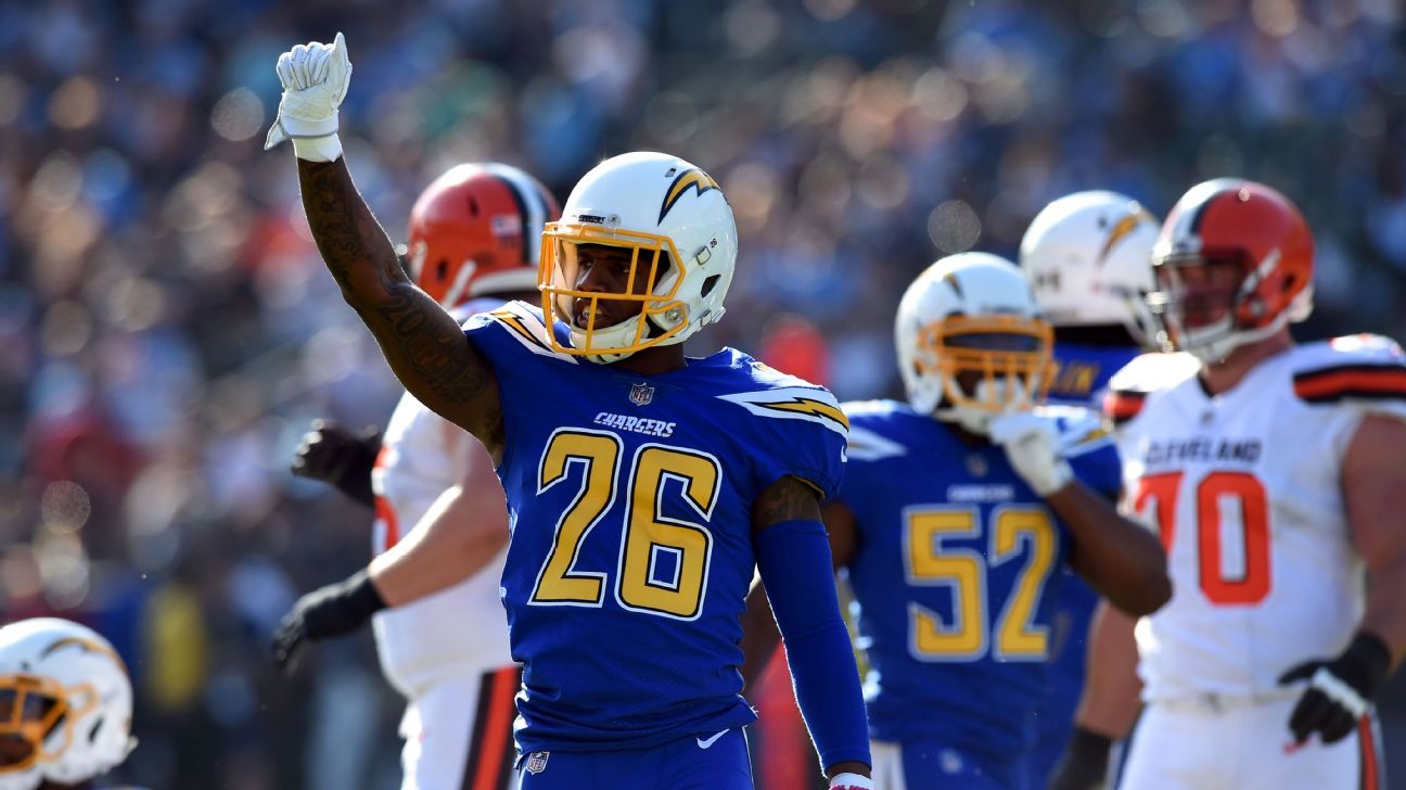 Chargers sign Pro Bowl CB Casey Hayward to three-year extension