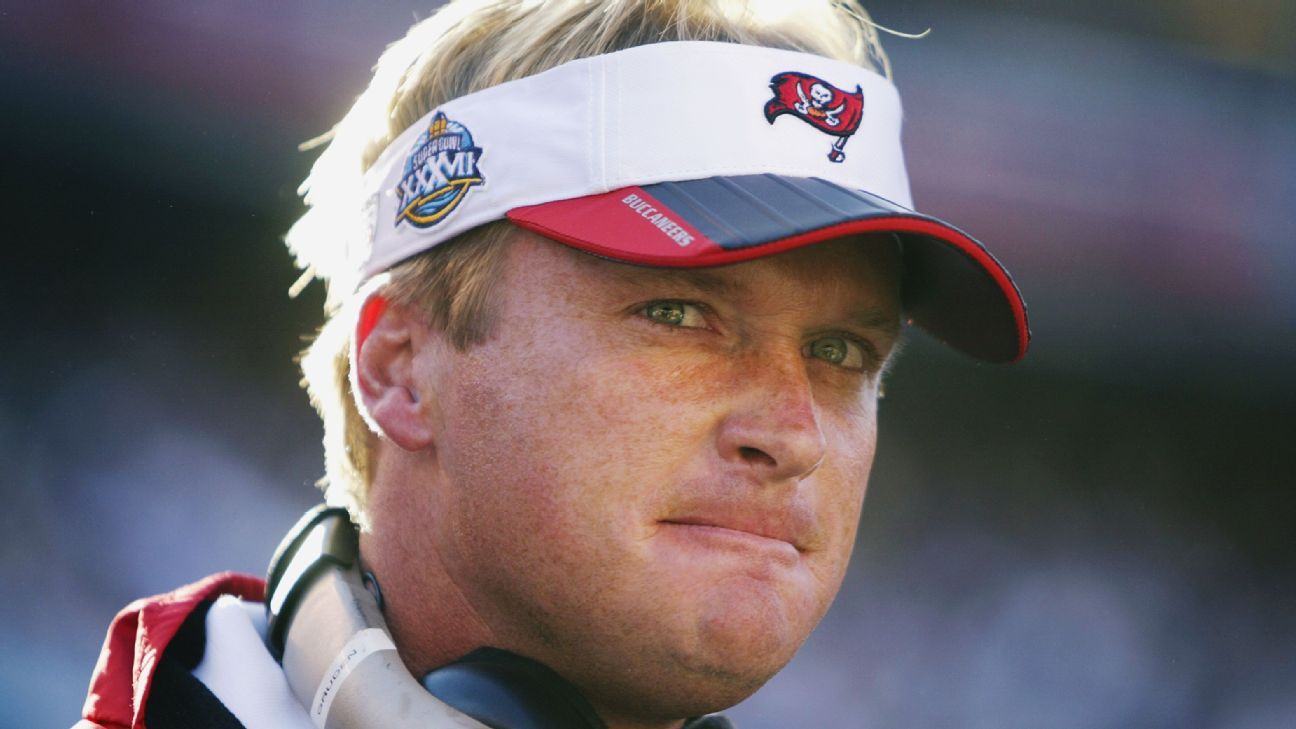 Bucs to remove Gruden from team Ring of Honor