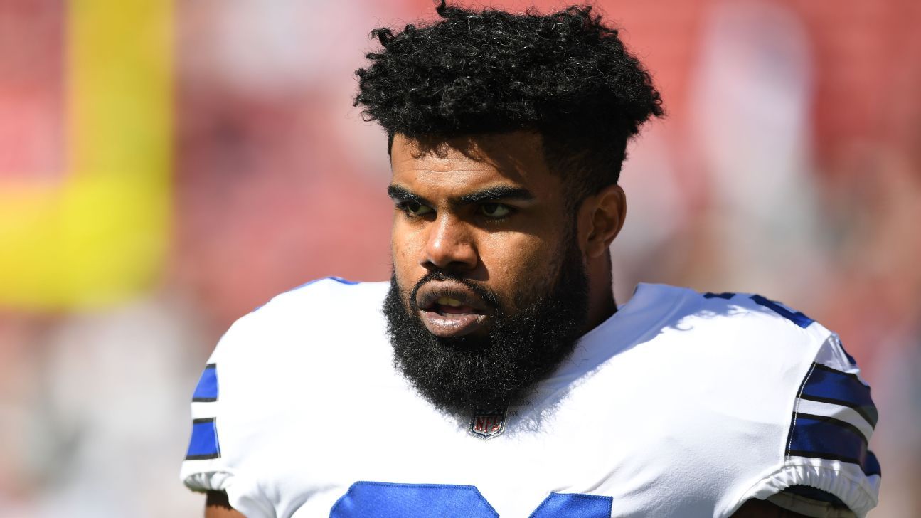 Ezekiel Elliott regresa al terreno de práctica con los Cowboys ESPN