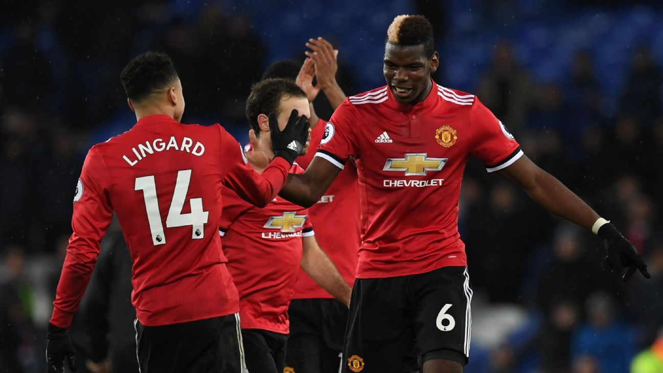 Man United Benefit From Pogba Lingard Martial Class In Victory At Everton