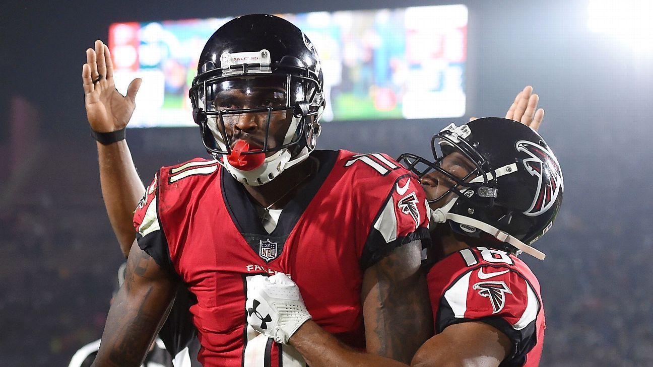 Atlanta Falcons 2018 depth chart Wide receiver an even bigger threat