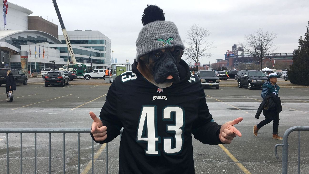 Eagles fans are doggone crazy for those creepy underdog masks