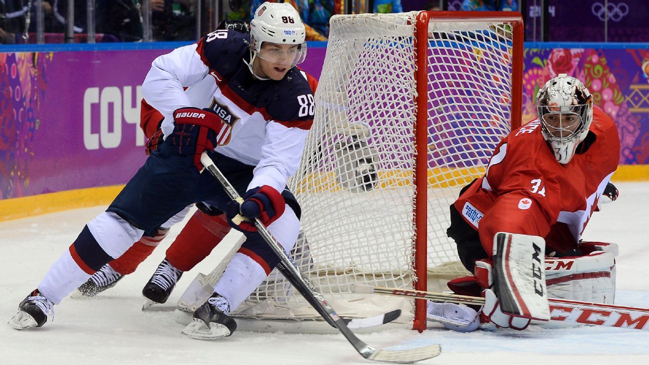 US men's ice hockey team appoint Kane as captain