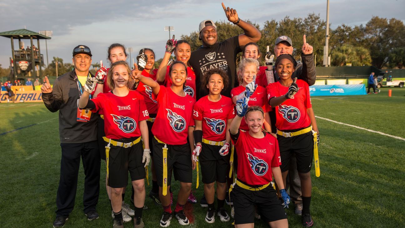 13-14 Girls NFL FLAG Championships at Pro Bowl 2020 (ESPN