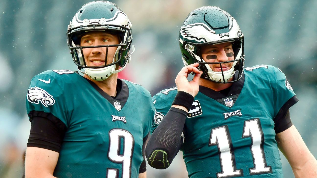 Carson Wentz, Nick Foles rank in top 6 of NFL jersey sales