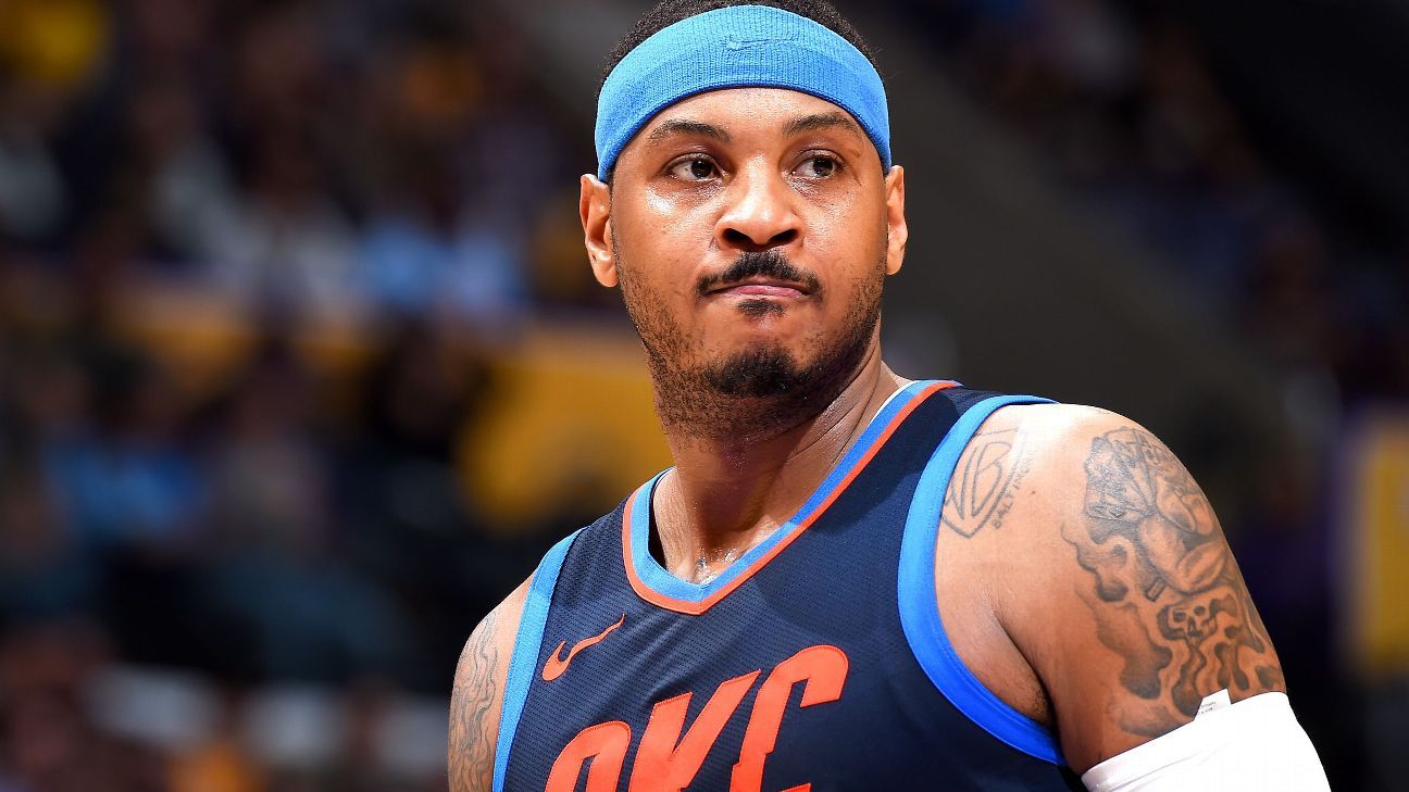 carmelo anthony side braids