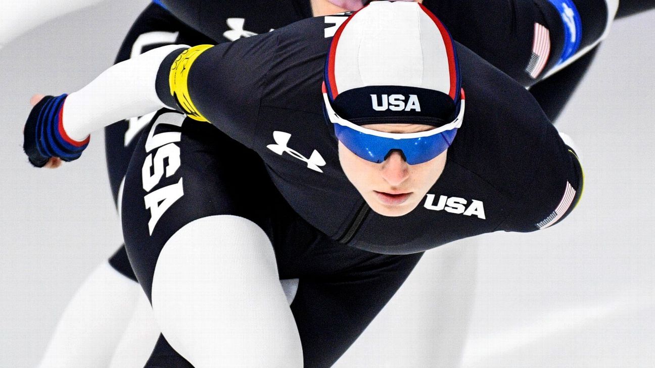 Olympic speed skater Mia Kilburg's lactate threshold workout - ESPN