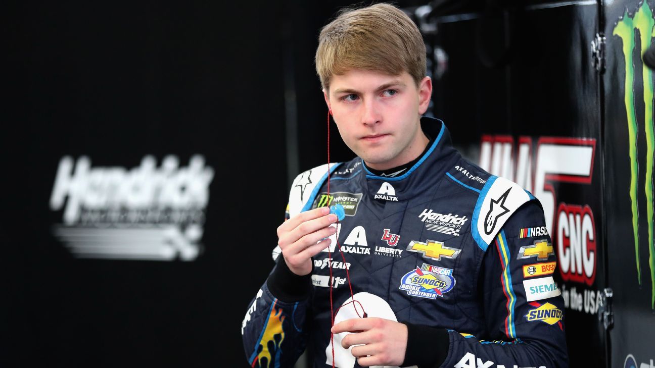 Hendrick's Byron, Larson top Kansas qualifying