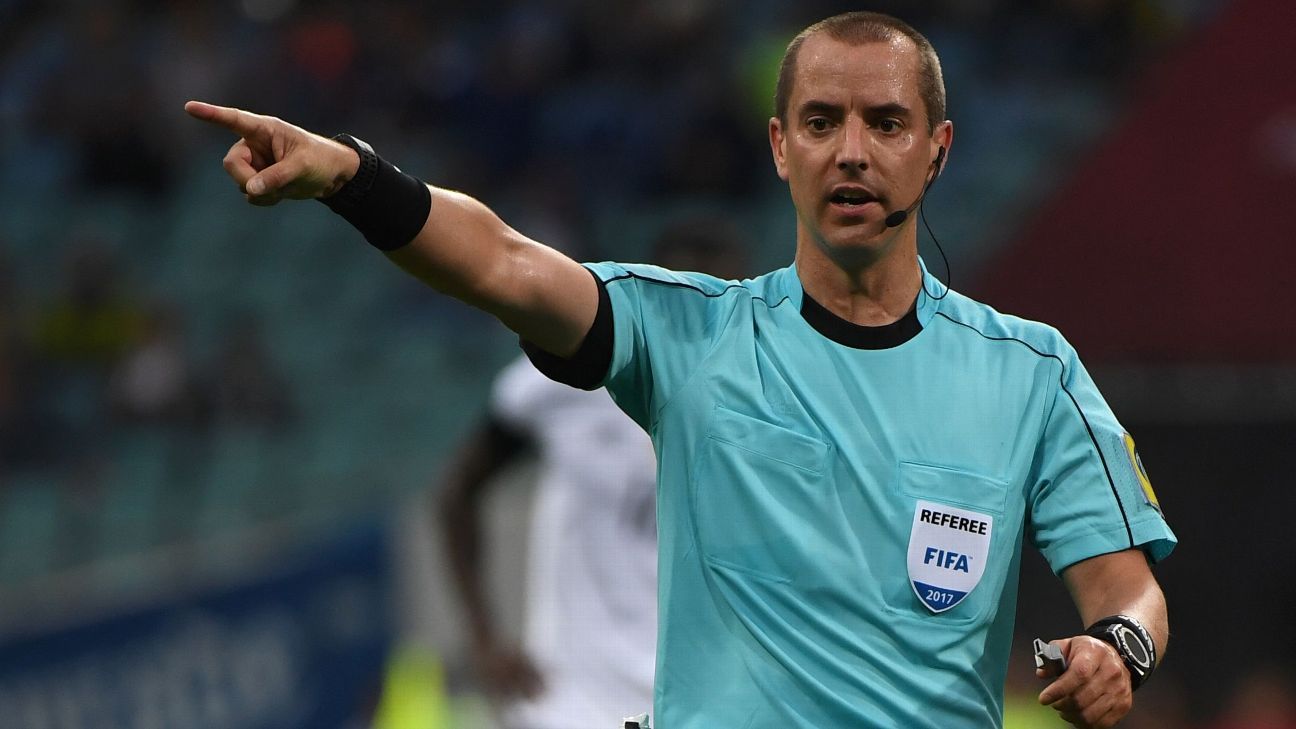 World Cup referees feature two from U.S. but none from England