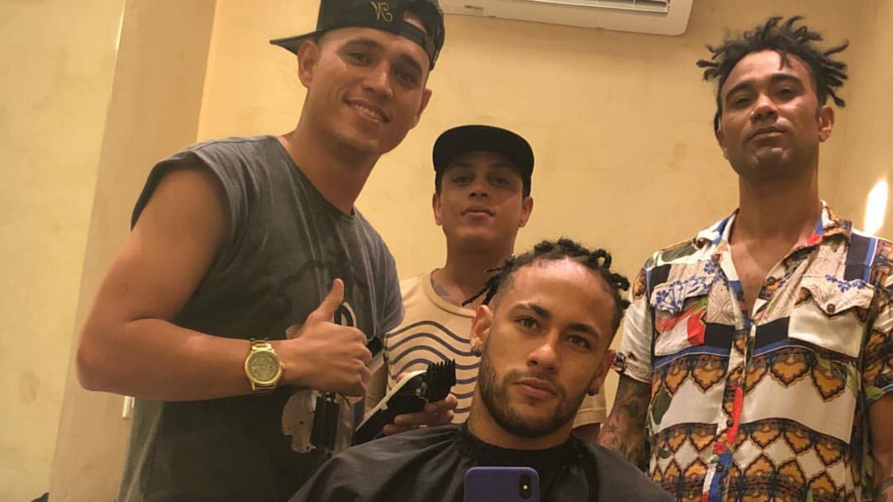 Neymar gets crazy new dreadlocks hairstyle while 