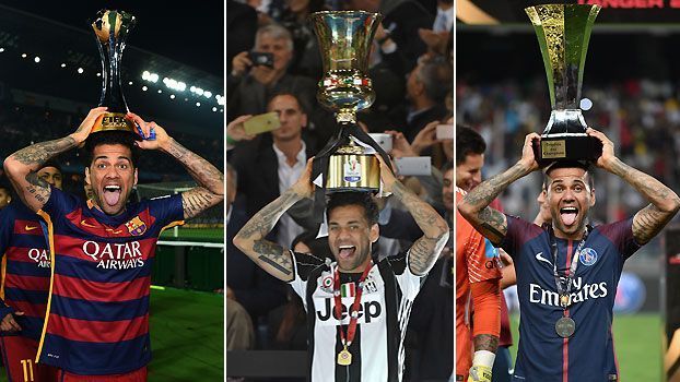 Dani Alves é o jogador em atividade que mais ganhou ...