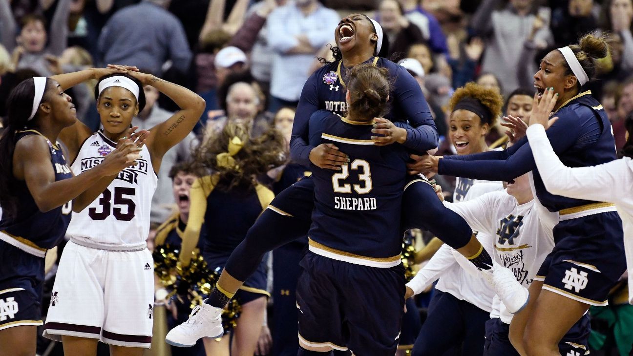 Texas A&M downs Notre Dame 76-70 to capture NCAA women's basketball  championship 