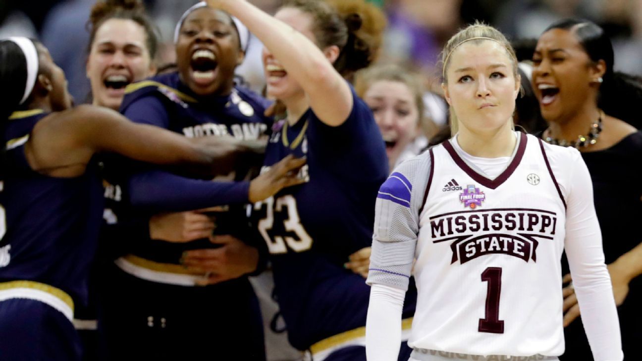 Women's Final Four Mississippi State Bulldogs fall short in title game for second straight