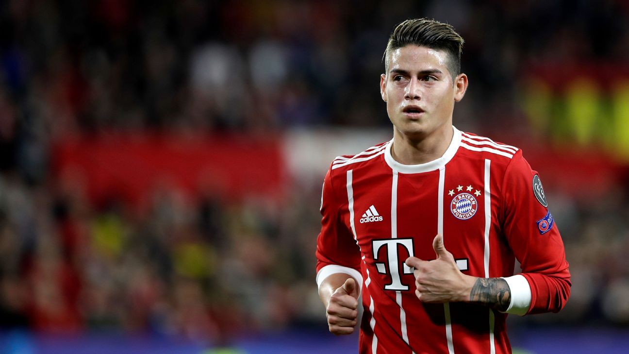 Bundesliga  James Rodriguez set to wear number 11 shirt at Bayern James  Rodriguez set to wear number 11 shirt at Bayern - AS USA