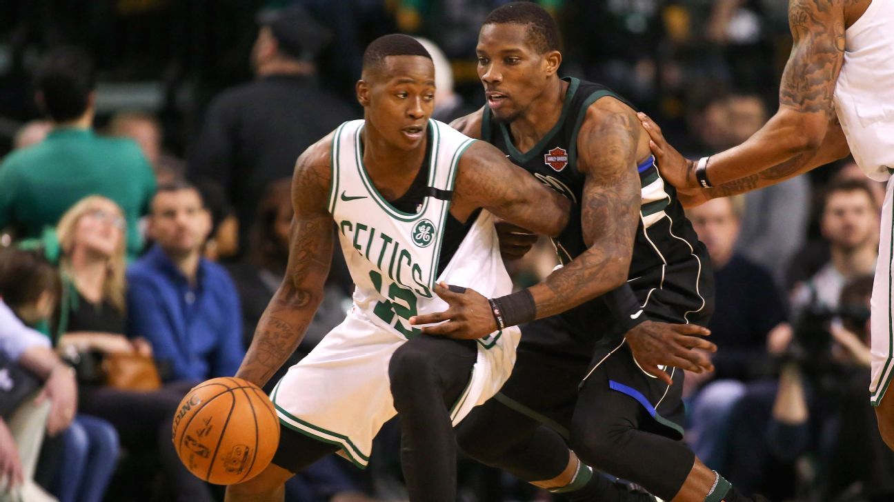 Terry Rozier and Drew Bledsoe finally met before Game 5 in Boston