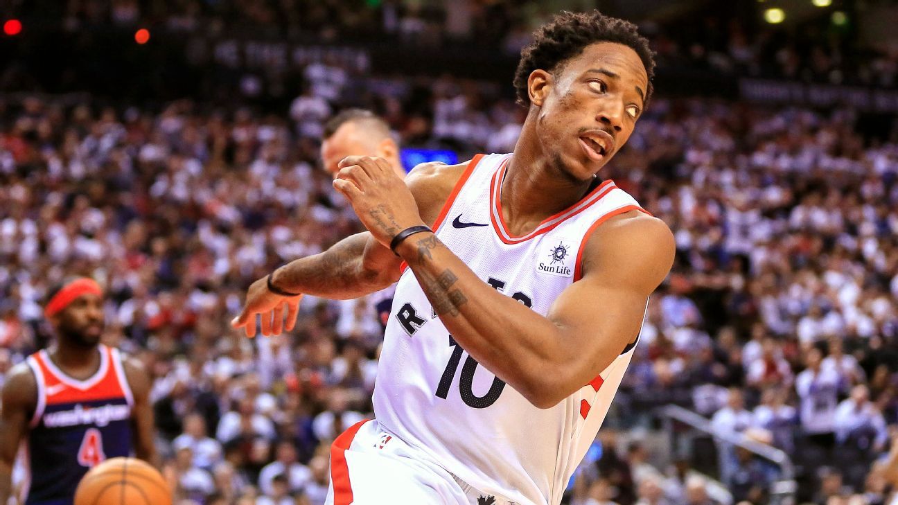 NBA -- Toronto Raptors' DeMar DeRozan shows off offensive game - ESPN