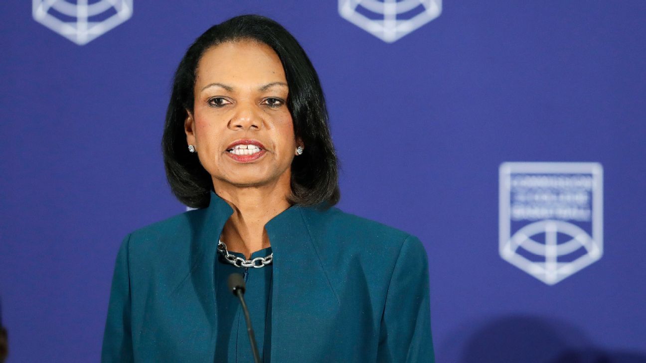 Former Secretary of State Condoleezza Rice joins Denver Broncos' new ownership g..