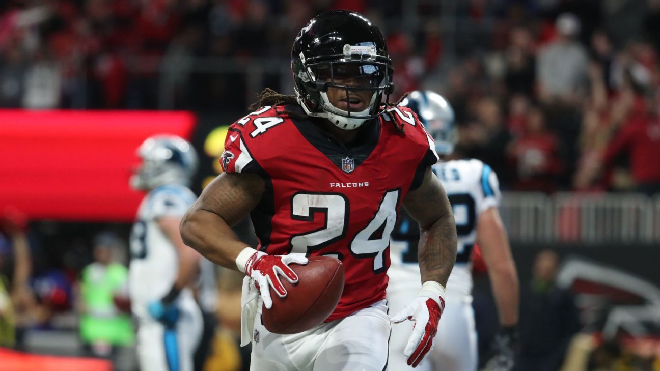 Fantasy football composite running back PPR rankings 2018