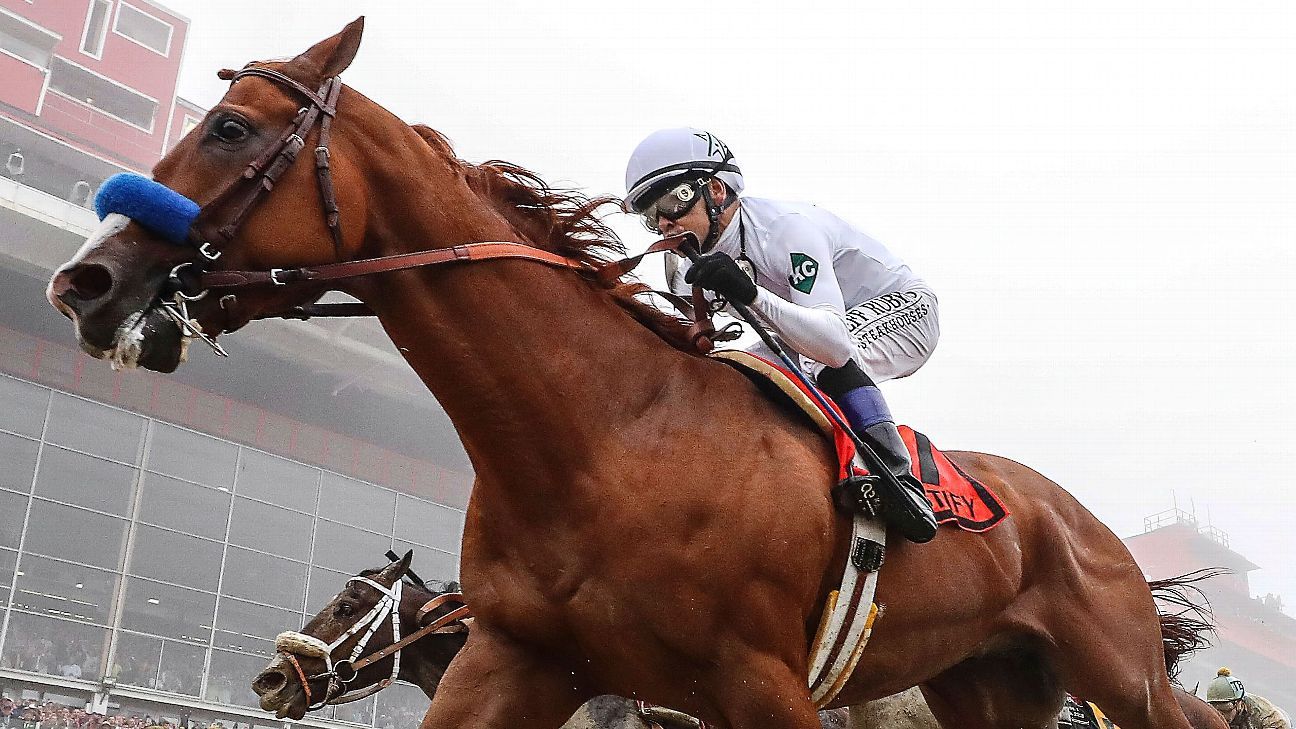 Triple Crown winner Justify named Horse of the Year at Eclipse Awards