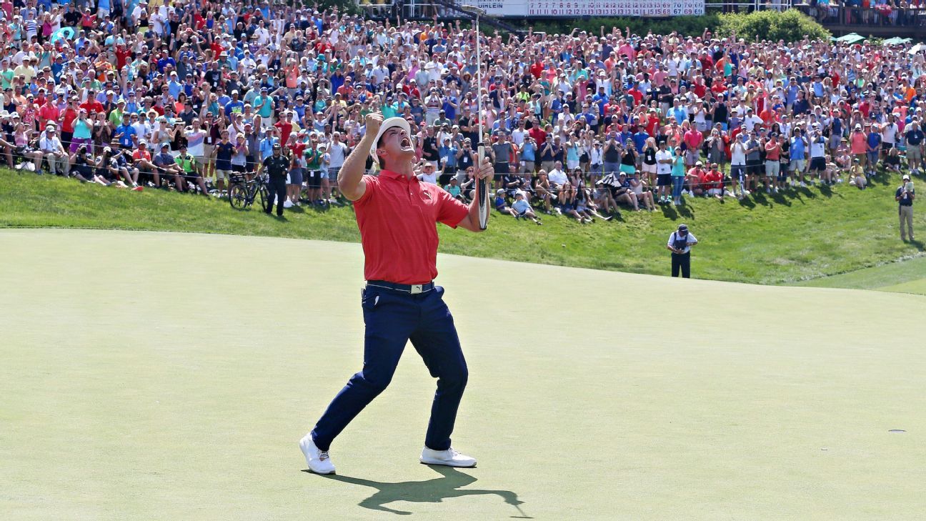 Bryson DeChambeau wins the Memorial in playoff