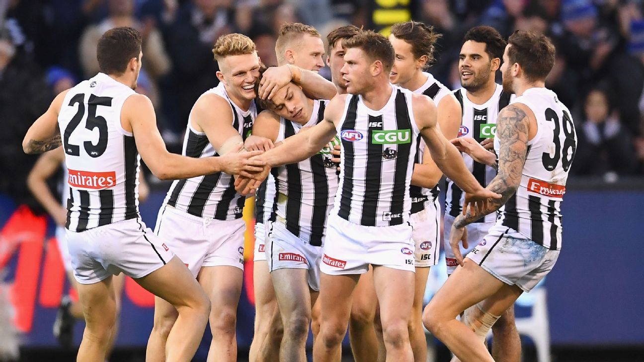 Cox stars for Magpies in big AFL win - ESPN