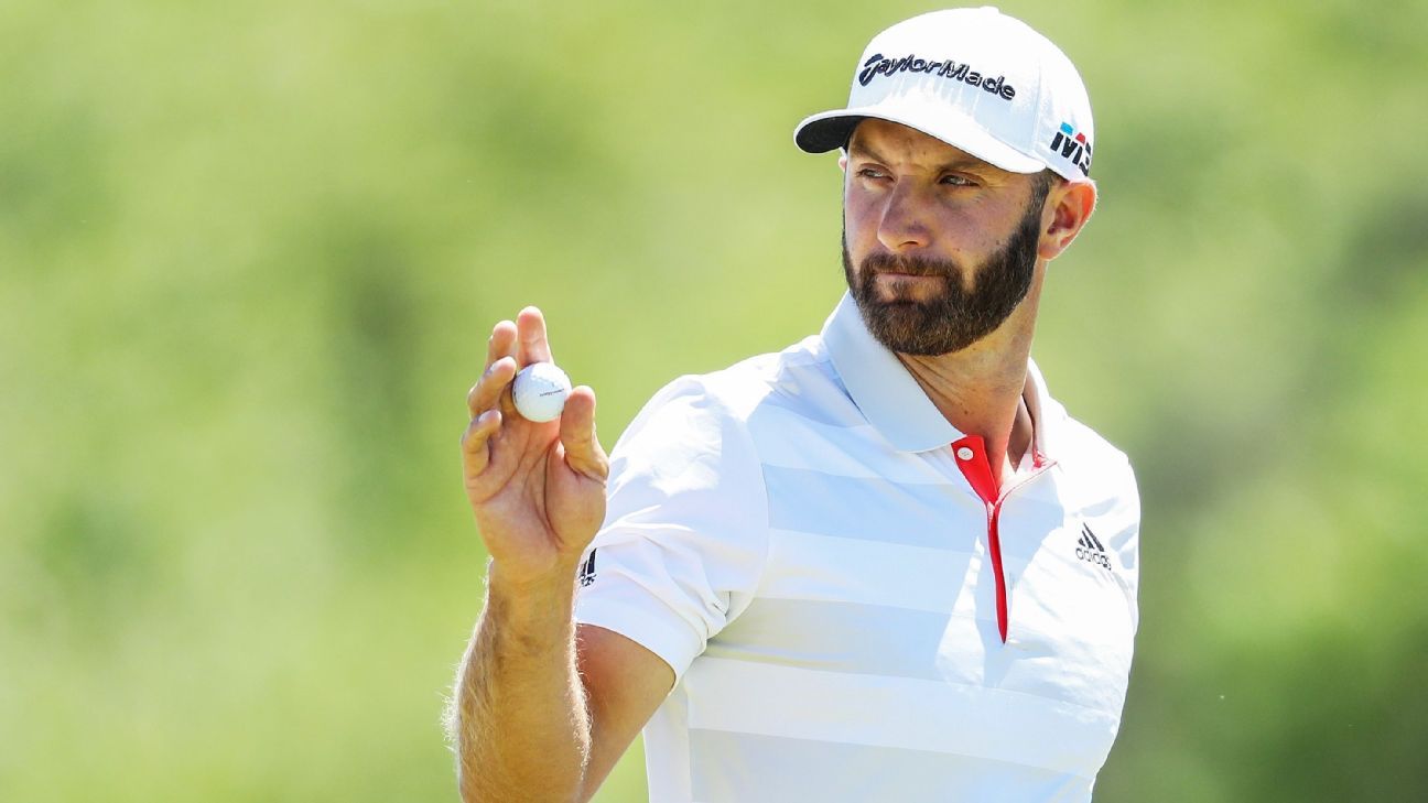 Dustin Johnson wears Gretzky '99' jersey during RBC Canadian Open