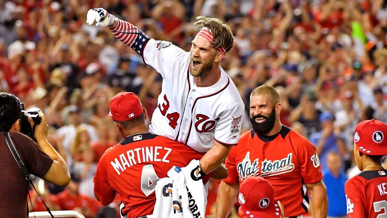 Watch Bryce Harper finish off the 2018 Home Run Derby in Nationals Park  - Federal Baseball