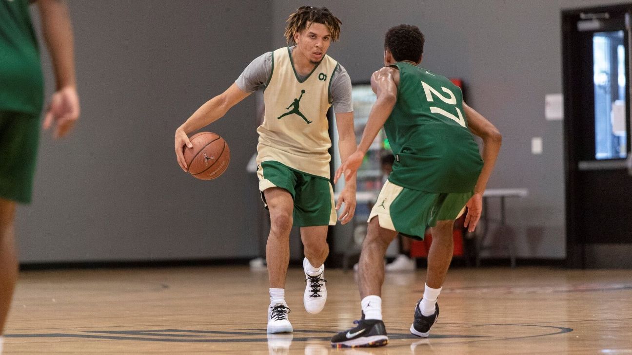 Cole Anthony impressive point guard prospects Chris Paul camp ESPN