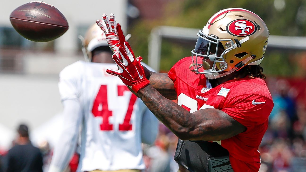 The #49ers are re-signing RB Jerick McKinnon to a 1 year $5