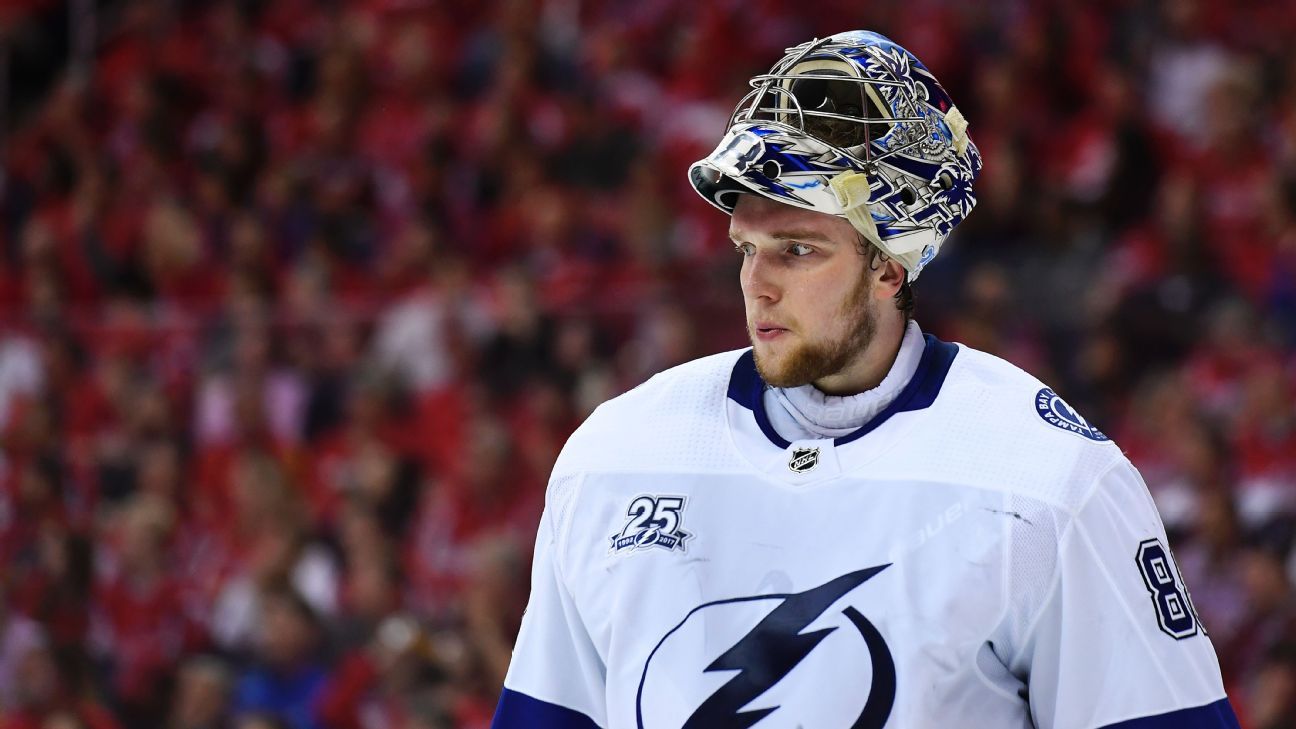 Bolts sign Vasilevskiy to 8-year, $76M extension - ESPN