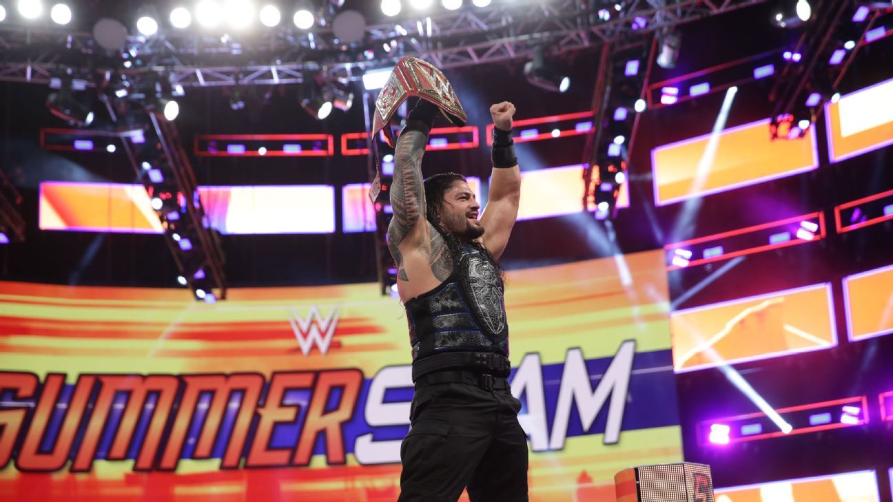 Summerslam 2018 Roman Reigns Defeated Brock Lesnar To Win