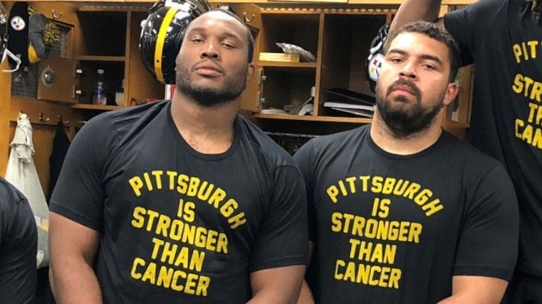 Pittsburgh Is Stronger Than Cancer T-Shirt Steelers Cam