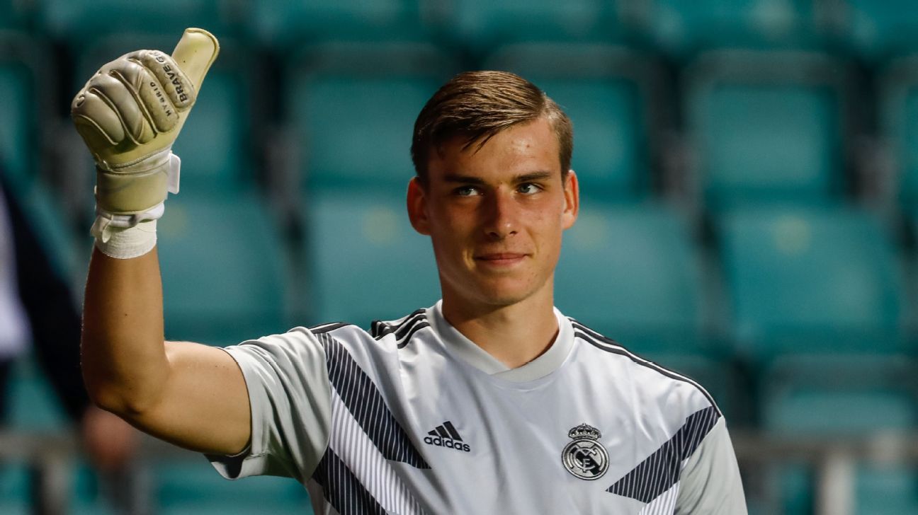 Real Madrid loan goalkeeper Andriy Lunin to Leganes - ESPN