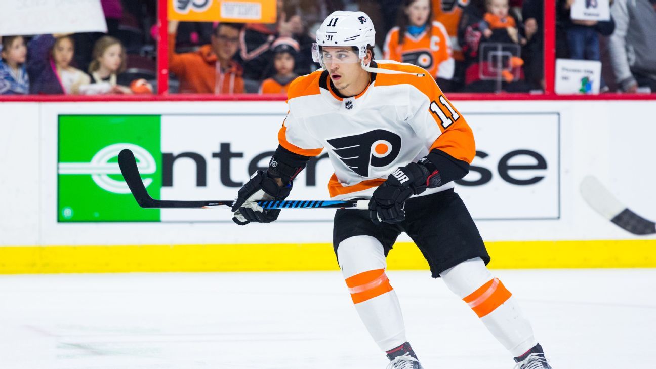 Concussion to sideline Travis Konecny indefinitely