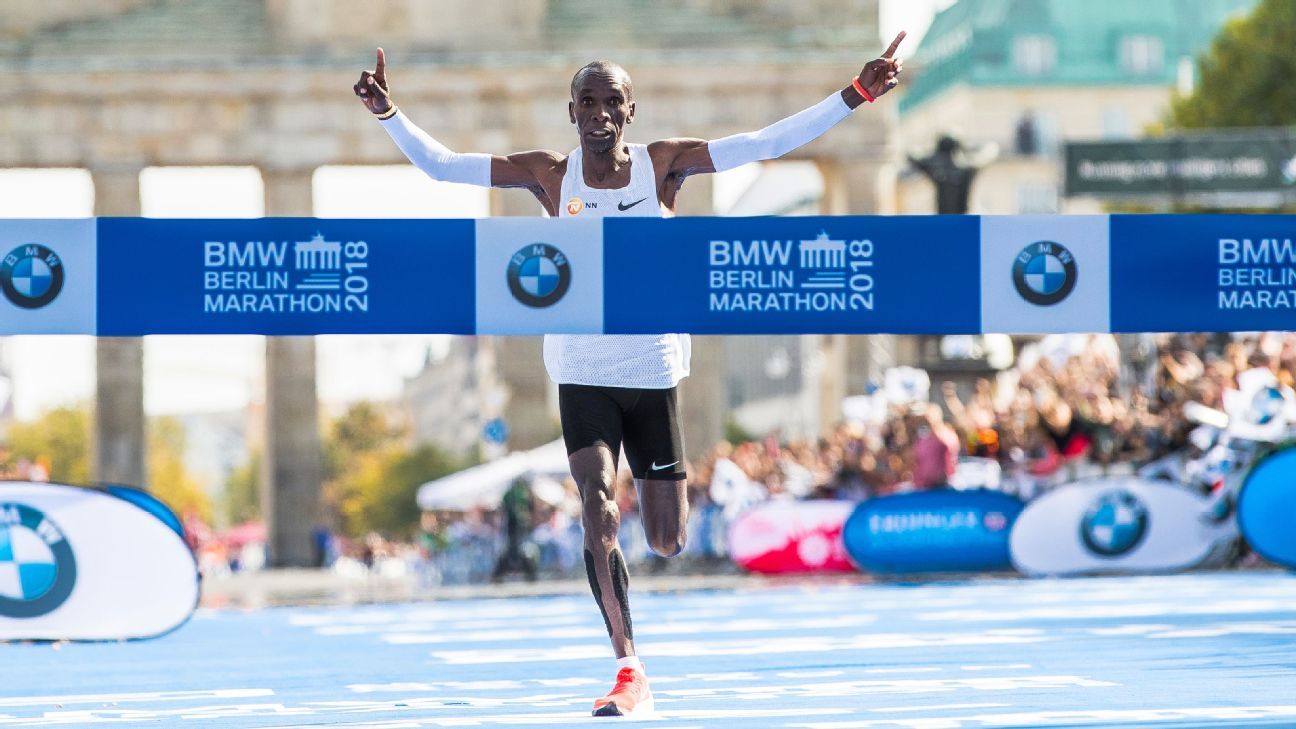 Eliud Kipchoge sets new world record in Berlin Marathon win - ESPN