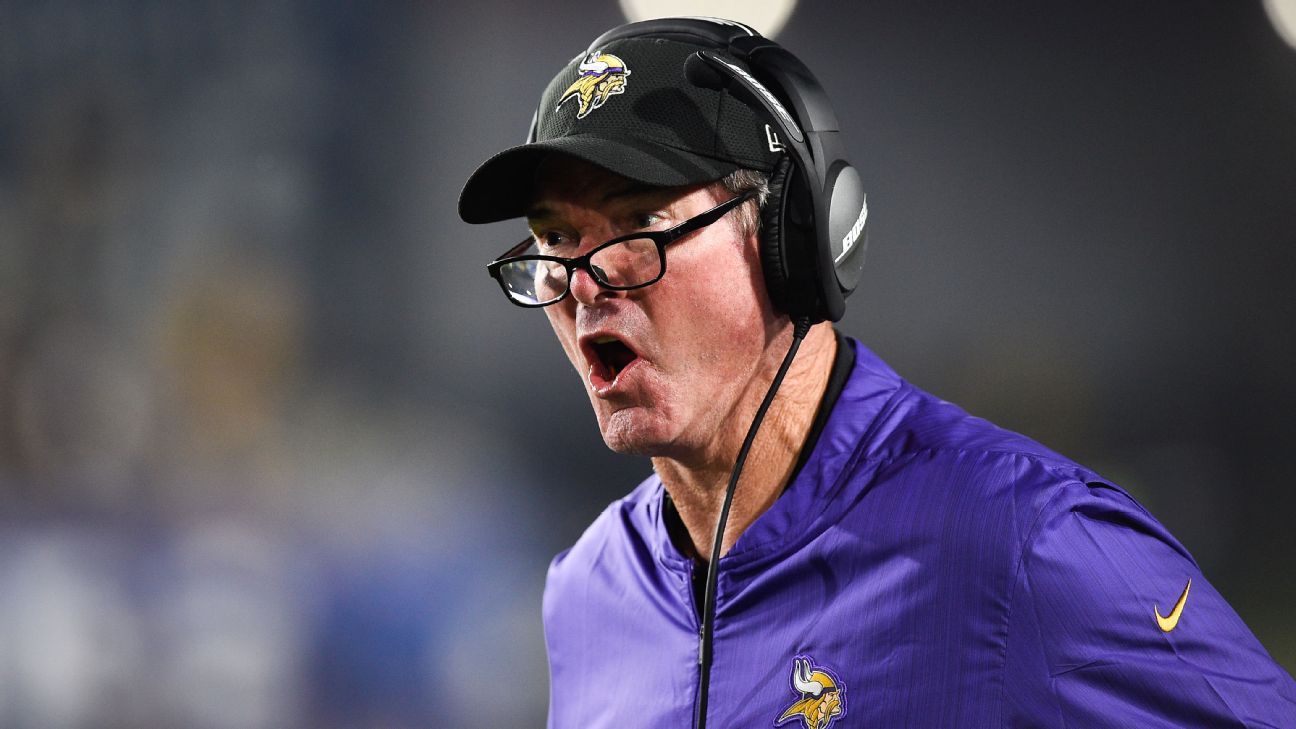 Mike Zimmer is 'concerned' about Vikings defense: 'We've never