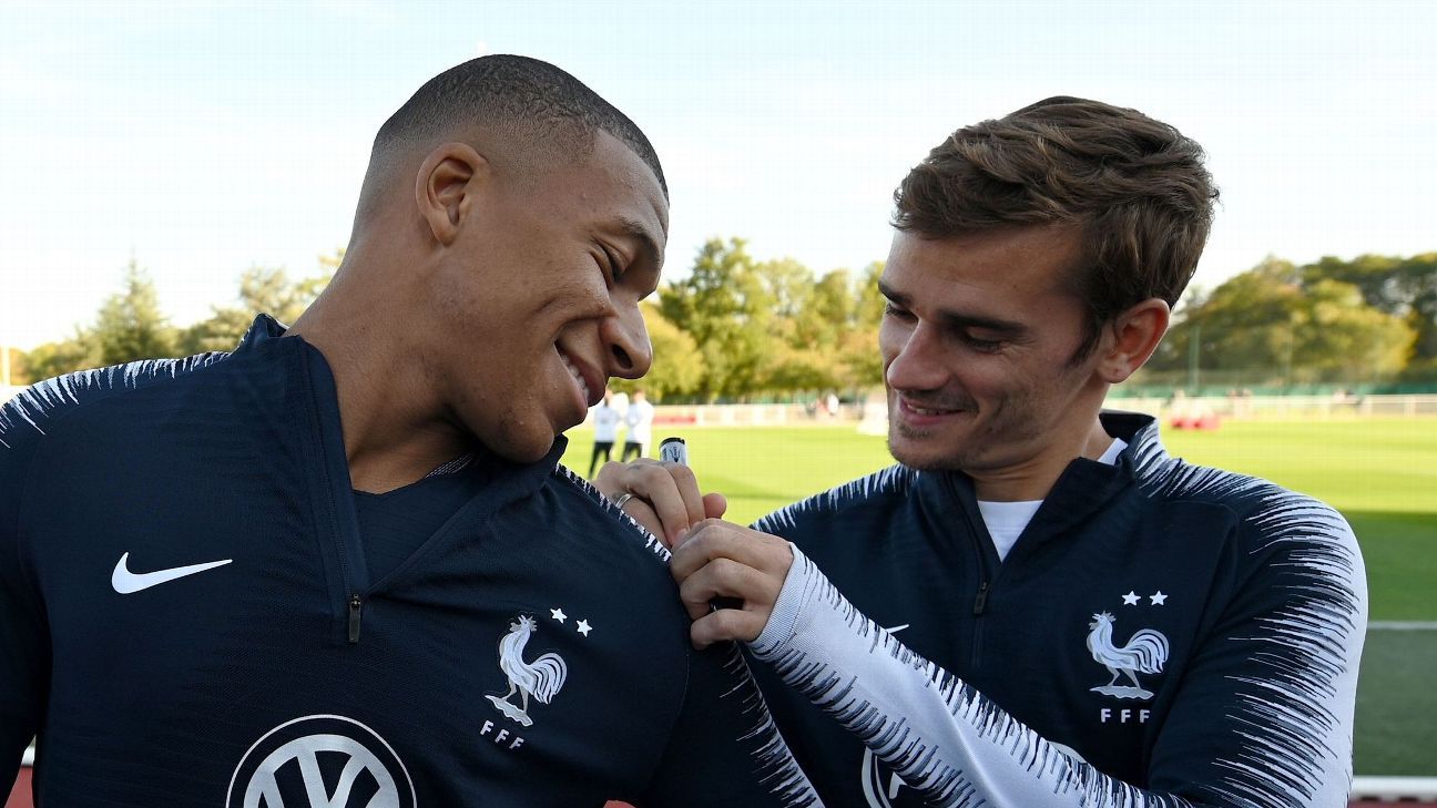 Kylian Mbappe Similar To Cristiano Ronaldo At Manchester United Antoine Griezmann