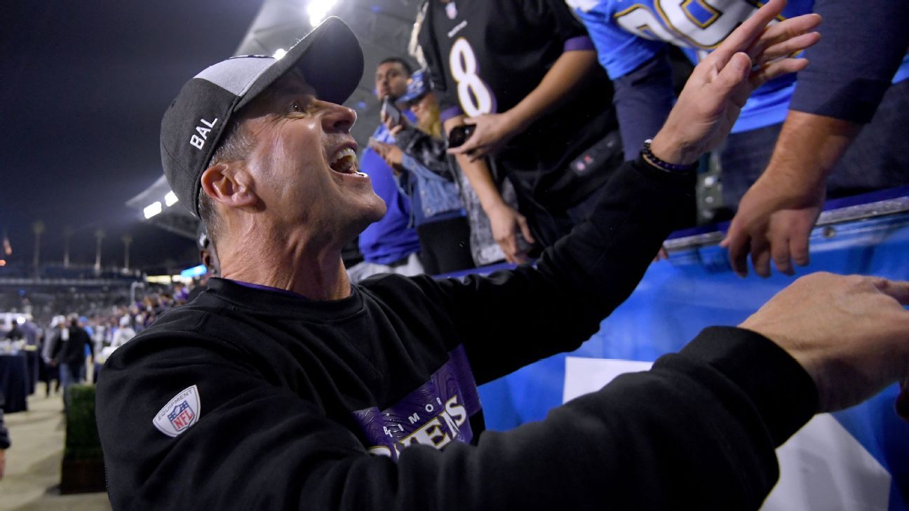 John Harbaugh makes no apologies for extending 100-yard rushing