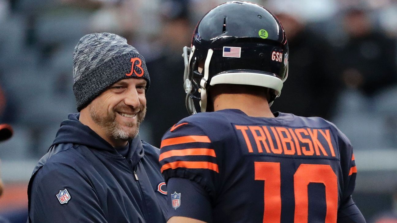 Did Mitch Trubisky throw Bears coach Matt Nagy under the bus after the game?